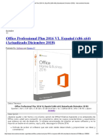 Office Professional Plus 2016 VL Español (x86-x64) (Actualizado Diciembre 2018) - IntercambiosVirtuales