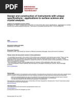 +++ Thesis - Design and Construction of Instruments With Unique PDF