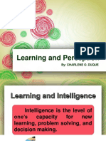 Learning and Perception.ppt