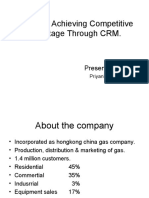 Towngas: Achieving Competitive Advantage Through CRM.: Presented by