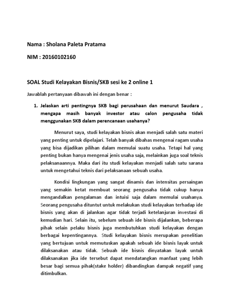 Tugas Online 1 Skb Docx