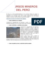 RECURSOS MINEROS DEL PERÚ-exposición