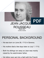 Jean Jacques Rosseau Report