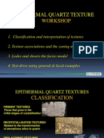 Epithermal Quartz Textures Zoning Model & Mineralization Types