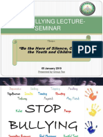 Stop Bullying Lecture-Seminar: "Be The Hero of Silence, C.U.R.E The Youth and Children"