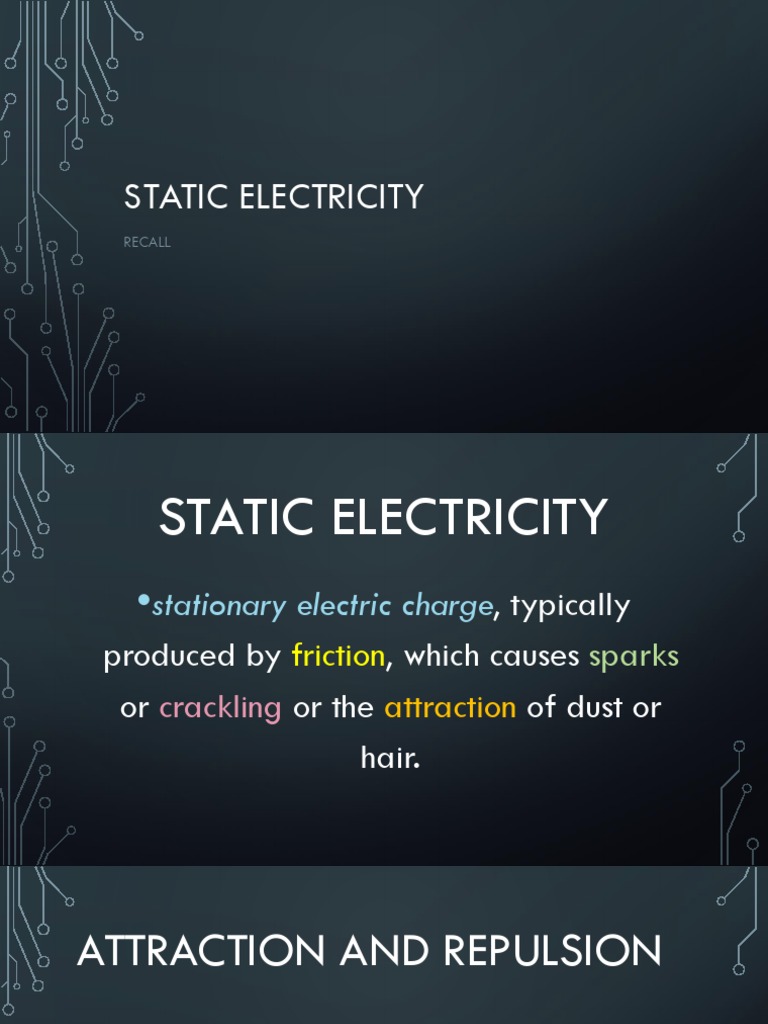 Static Electricity PDF