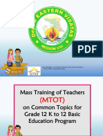 MTOT Common Topics-Lesson PLanning