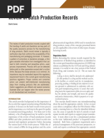 Revision de Batch Records en Farmaceuticas