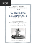 Wireless Telephony - Fessenden (1908) PDF