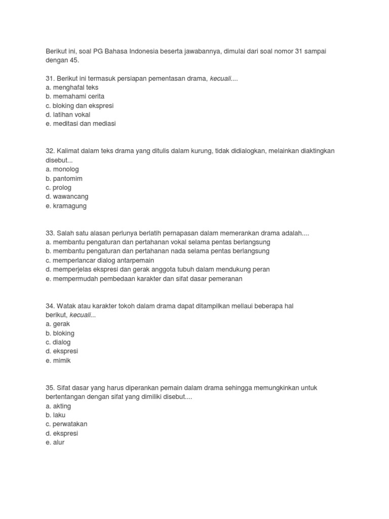 Soal Teks Drama Docx