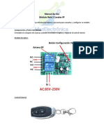 Manual de Uso Modulo Rele RF 2CH