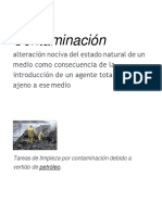 Contaminación - Wikipedia, La Enciclopedia Libre