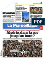 La Marseillaise du 5 avril 2019