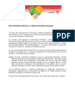 Ziua Internationala A Francofoniei PDF