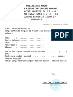 Surat Keterangan Sakit PDF