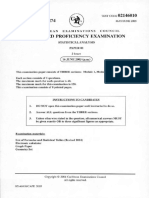 CAPE Applied Mathematics Past Papers 2005P1JUNE PDF