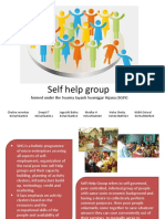 Self Help Group: Formed Under The Swarna Jayanti Swarojgar Yojana (SGSY)