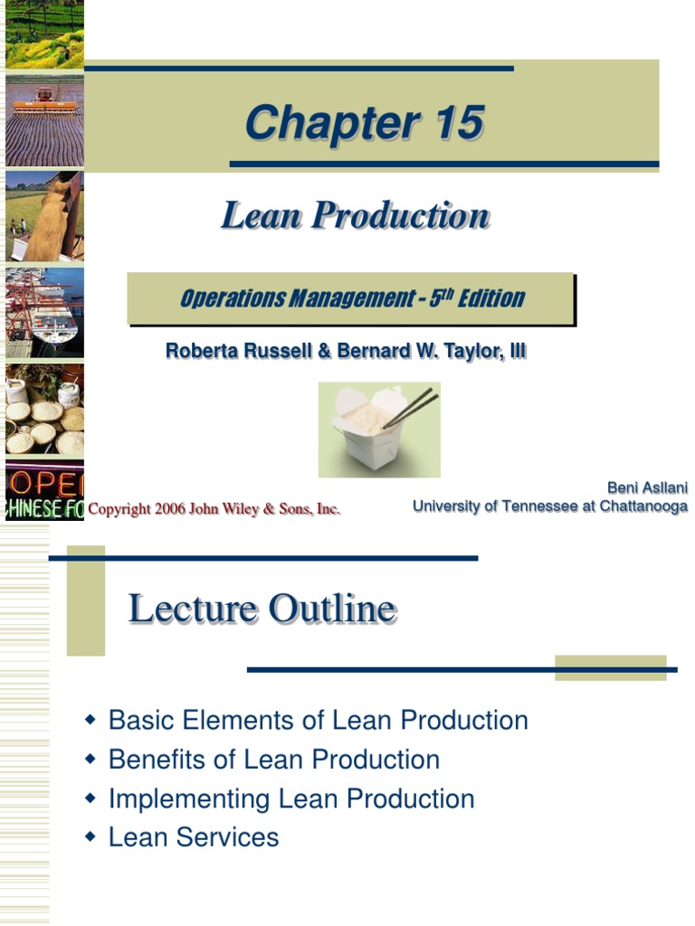 Lean Production Operations Management 5 Edition Pdf Lean