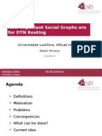 Importance of Social Graphs for DTN Routing