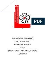 Projektni Zadatak Za Uređenje Parka Mladosti PDF