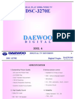 Daewoo Real Flat Dsc-3270e Training - Manual