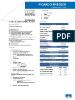 Ricardo R4105ZD-61kW Genset Spec Sheet