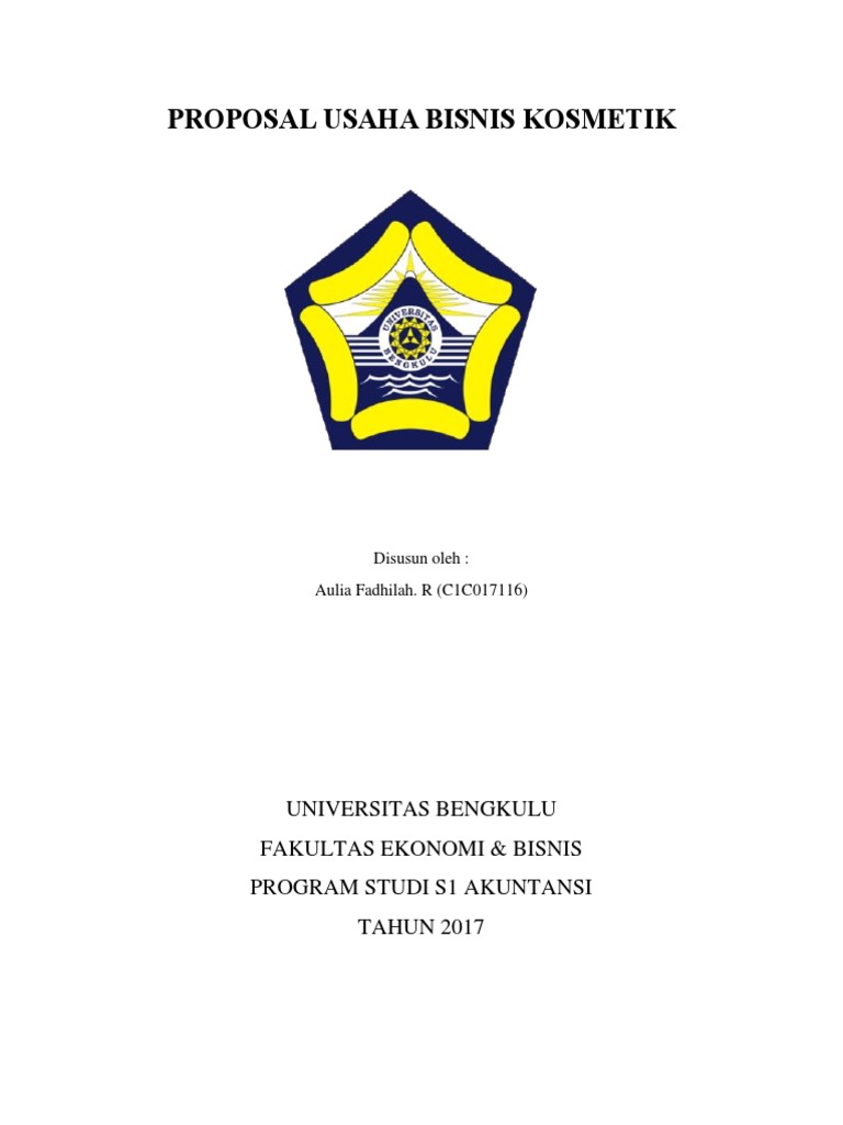 Proposal Usaha Bisnis Kosmetik | PDF