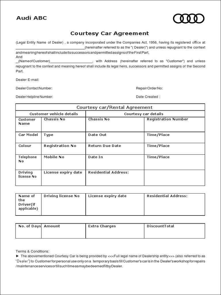 Annexure 3 Courtesy Car Agreementconverted.docx Driver's License Car