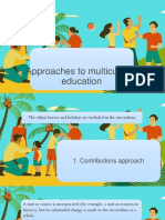Approaches to Multicultural Education