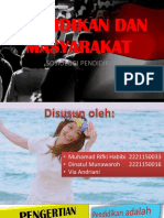 Pendidikan Dan Masyarakat