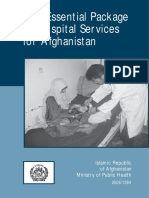 Essential Hospital Services Package for Afghanistan