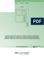 Manuale Tecnico Schede Opzionali Art.5733 5734 2ed IT en FR