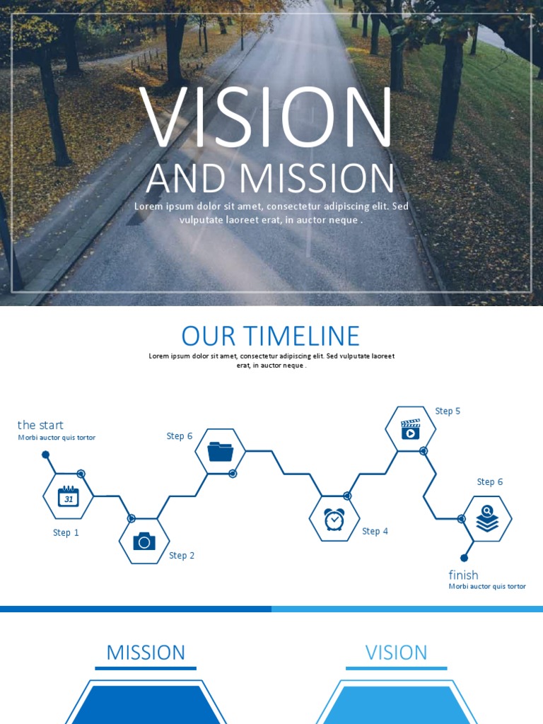 FF0196 01 Free Vision Mission Business Powerpoint Template 16x9 | PDF ...