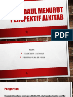 Bergaul Menurut Perspektif Alkitab