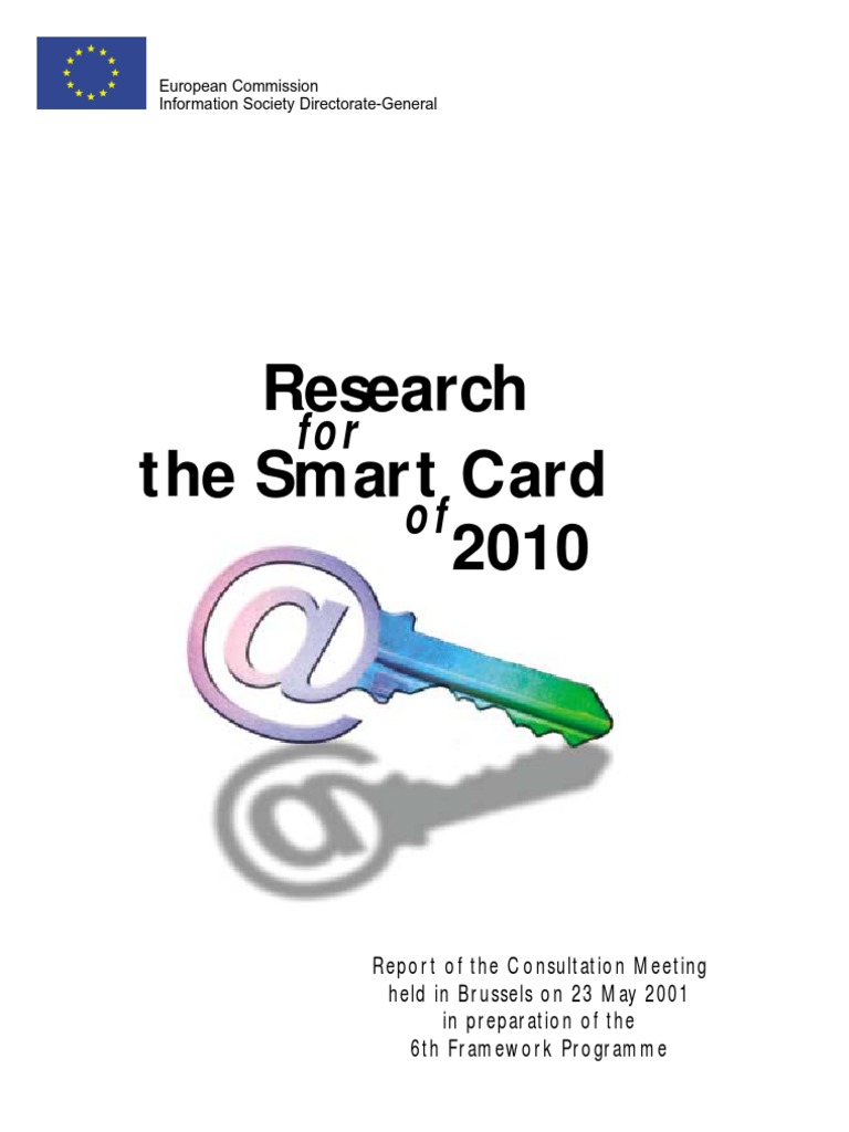 Smart Card 2010 Research Consultation Report | PDF | Smart Card ...