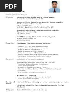 Academic CV
