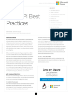 Java API Best Practices