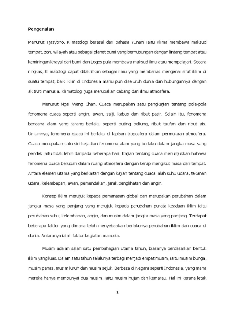 4 Musim Serta Contoh Pdf