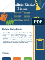 PRESENTASI Analisis Risiko Bisnis BAB 1