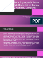 Identifikasi Kecacingan Pada Satwa Liar Dan Ternak Domestik