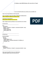 Step by Step Duplicating Oracle Database Using RMAN Backup With Connection To Target Database