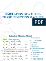Simulation of A Three-Phase Induction Machine
