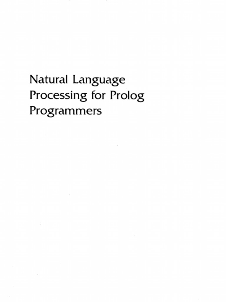 Logic-Based NLP Techniques | PDF