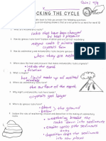 Rock Cycle Study Guide