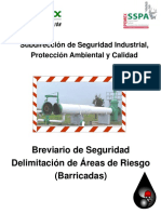 Seguridad delimitación áreas riesgo