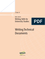 Writing Skills for Uni Studies U4