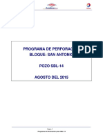 Programa Perforación SBL-14 PDF