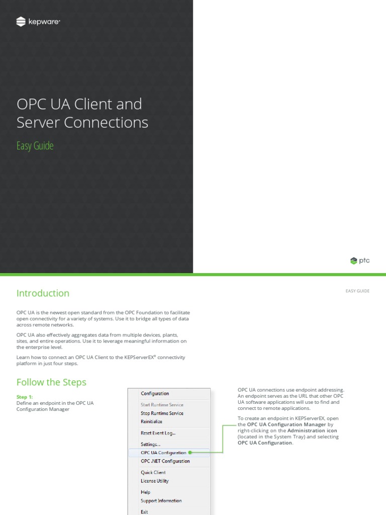 Opc Ua Client Server Easy Guide PDF | PDF | Public Key Certificate ...