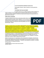 La Ley de Creacion 12294 Comentario Sobre Los Chimus y Huayuna