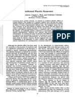 Conditioned Placebo Responses: Nicholas J. Voudouris, Connie L. Peck, and Grahame Coleman